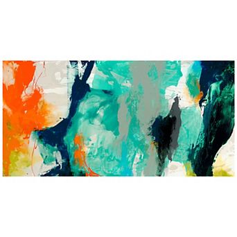 Empire Art Direct Tidal Abstract 2 Glass Wall Art