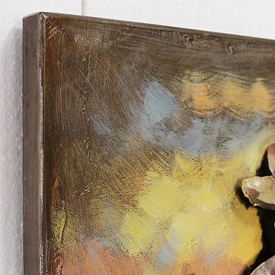 Cowboy Mixed Media Iron Dimensional Wall Art