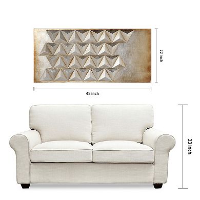 Steel 2 Mixed Media Iron Dimensional Wall Art