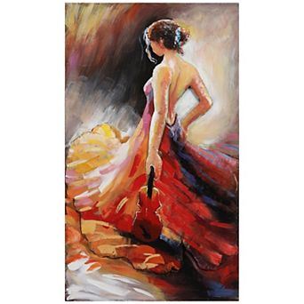 Flamenco Mixed Media Iron Dimensional Wall Art