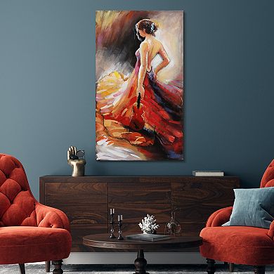 Flamenco Mixed Media Iron Dimensional Wall Art