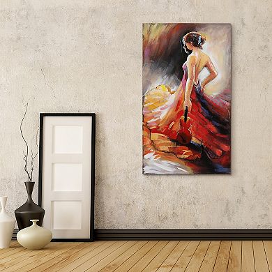 Flamenco Mixed Media Iron Dimensional Wall Art