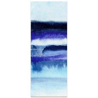 Empire Art Direct Shorebreak Abstract A Glass Wall Art
