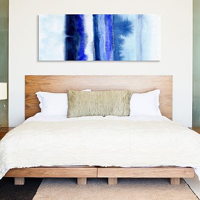 Empire Art Direct Shorebreak Abstract B Glass Wall Art