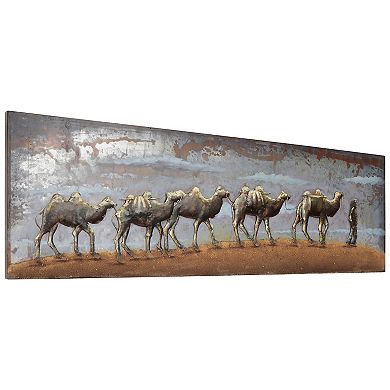 Caravan Mixed Media Iron Dimensional Wall Art