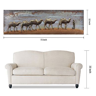 Caravan Mixed Media Iron Dimensional Wall Art