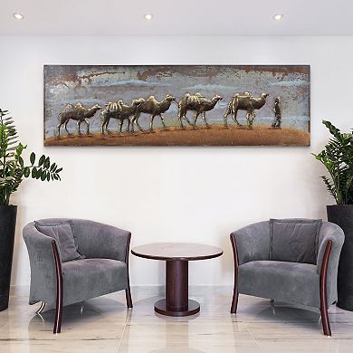 Caravan Mixed Media Iron Dimensional Wall Art