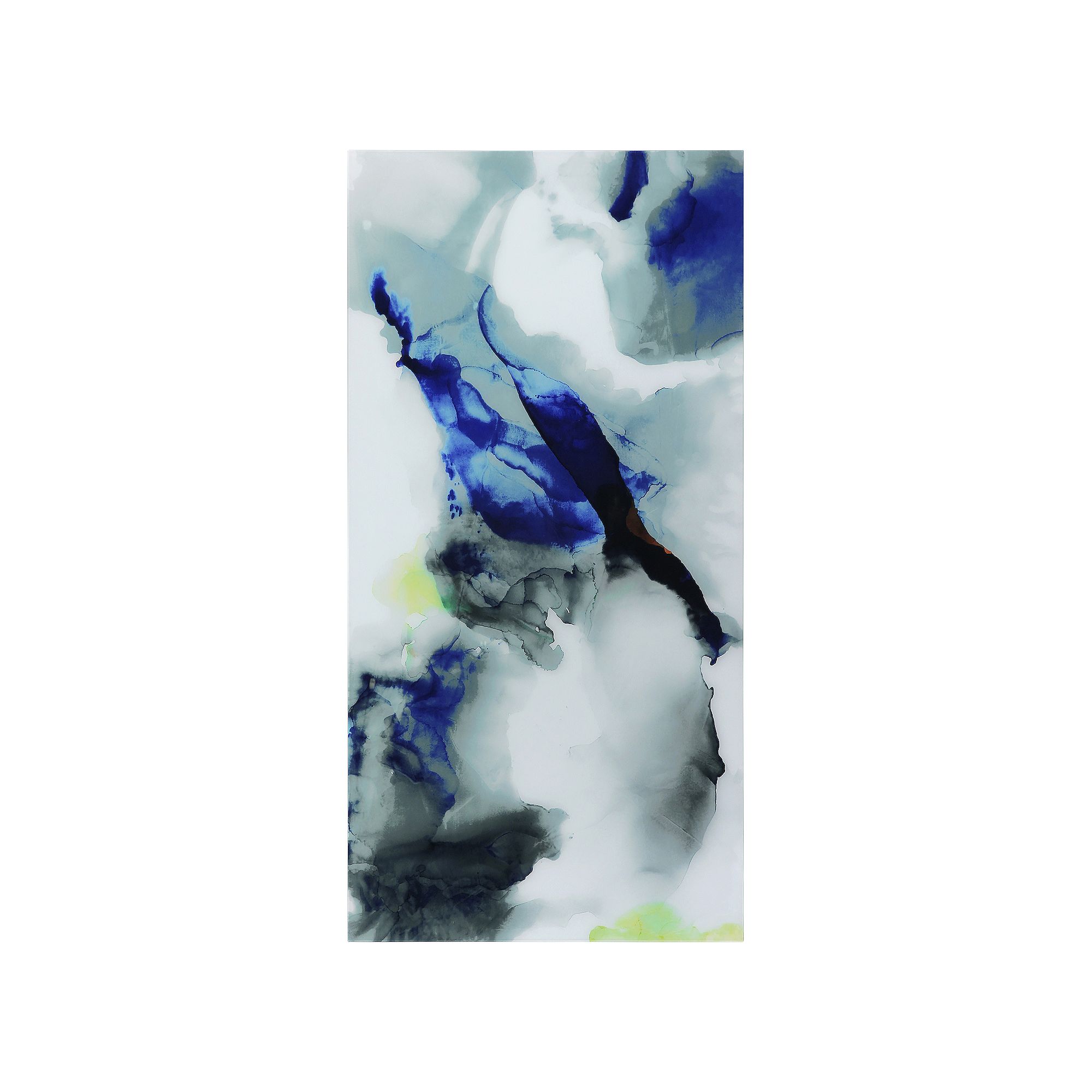 Empire Art Direct Blue Splash Glass Wall Art