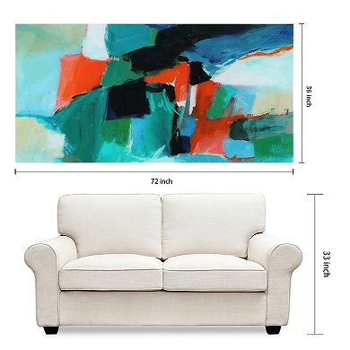 Empire Art Direct Color Splash Glass Wall Art