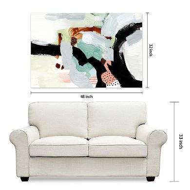 Empire Art Direct Synchronal I Glass Wall Art