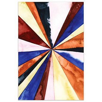 Empire Art Direct Desert Layers 3 Glass Wall Art