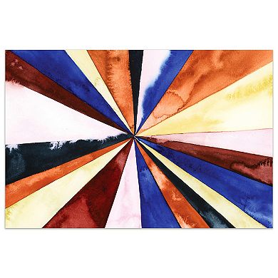 Empire Art Direct Desert Layers 3 Glass Wall Art