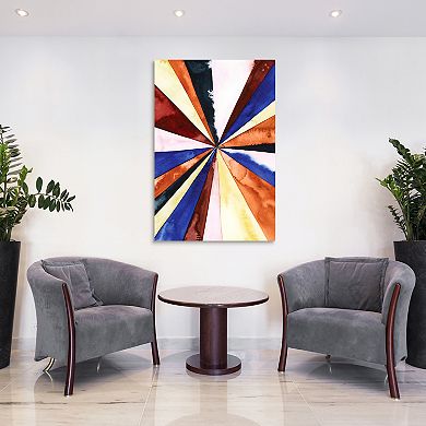 Empire Art Direct Desert Layers 3 Glass Wall Art