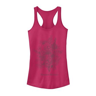Juniors' Kindness Matters Floral Tank Top