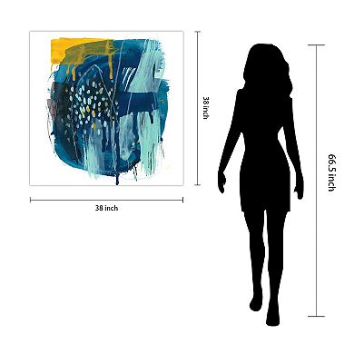 Empire Art Direct Intuitive Motion II Glass Wall Art