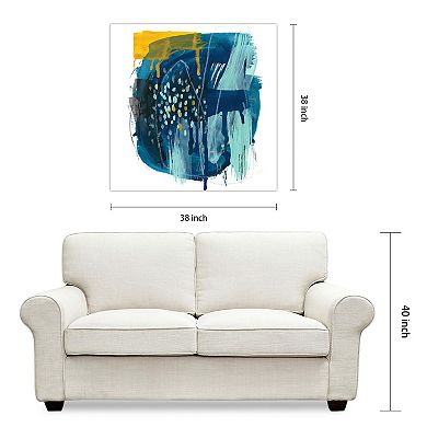 Empire Art Direct Intuitive Motion II Glass Wall Art