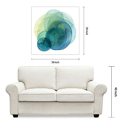 Empire Art Direct Evolving Planets IV Glass Wall Art