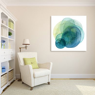 Empire Art Direct Evolving Planets IV Glass Wall Art