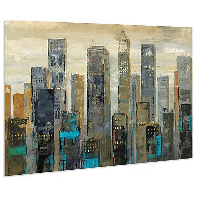 Empire Art Direct Urban Lights I Glass Wall Art