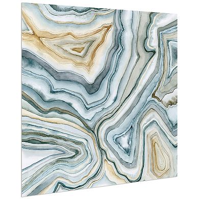 Agate Abstract II Frameless Free Floating Tempered Art Glass Wall Art