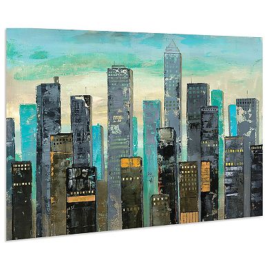 Empire Art Direct Urban Lights II Glass Wall Art