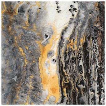 Empire Art Direct Gold Finish Glass Wall Art