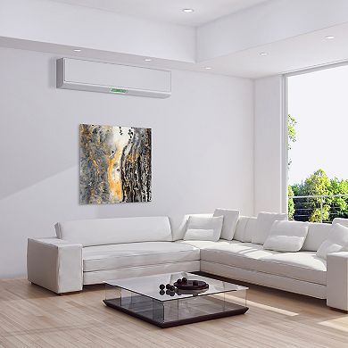 Empire Art Direct Gold Finish Glass Wall Art