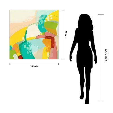 Empire Art Direct Chroma 3 Glass Wall Art