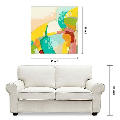 Empire Art Direct Chroma 3 Glass Wall Art