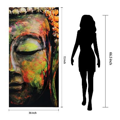 Empire Art Direct Buddha Glass Wall Art