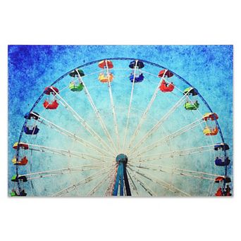 Empire Art Direct Ferris Wheel Glass Wall Art