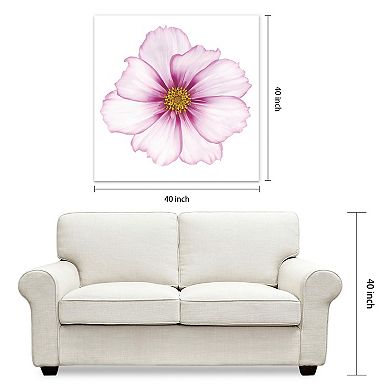 Empire Art Direct Magenta Cosmo Glass Wall Art