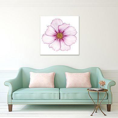 Empire Art Direct Magenta Cosmo Glass Wall Art
