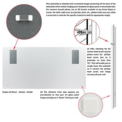 Empire Art Direct My New York Glass Wall Art