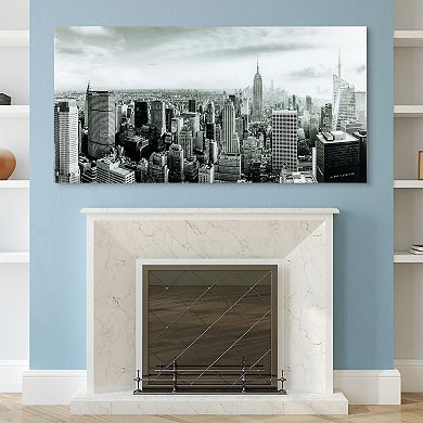 Empire Art Direct My New York Glass Wall Art