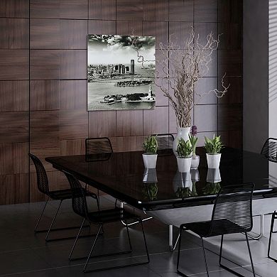 Empire Art Direct New York Skyline A Glass Wall Art