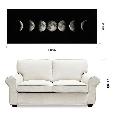 Empire Art Direct Moon Glass Wall Art