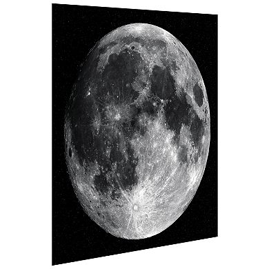 Empire Art Direct Full Moon Glass Wall Art