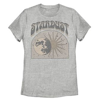 Juniors' Stardust Retro Space Portrait Tee