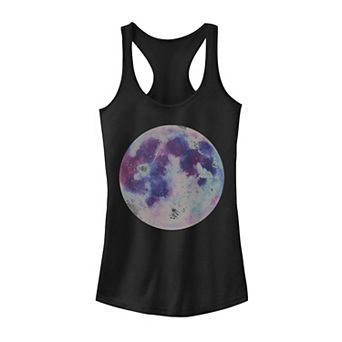 Juniors' Trendy Rainbow Tinted Moon Tank Top