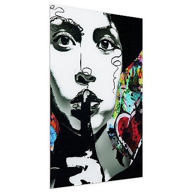 Empire Art Direct Secrets Glass Wall Art