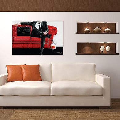 Empire Art Direct The Gentleman Glass Wall Art