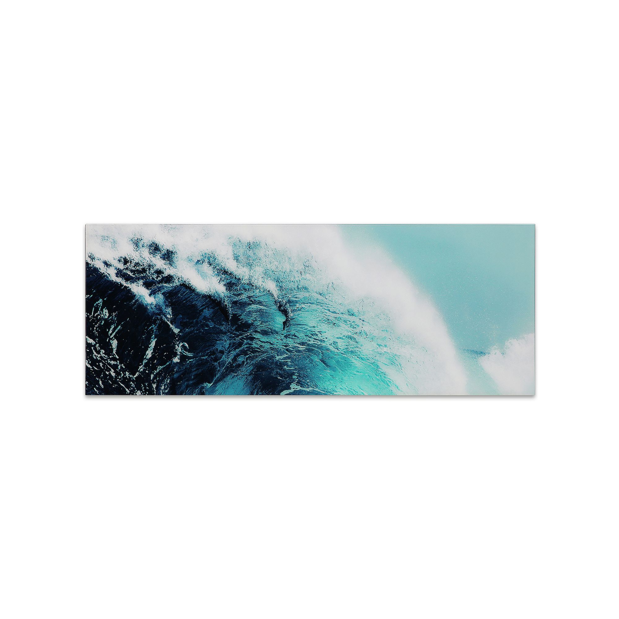 Empire Art Direct Blue Wave 1 Glass Wall Art
