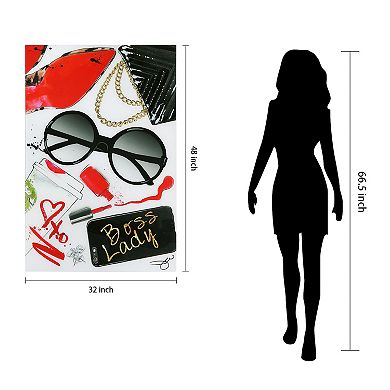 Empire Art Direct Boss Lady Glass Wall Art