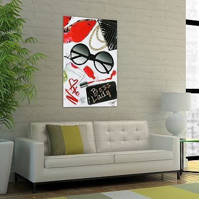 Empire Art Direct Boss Lady Glass Wall Art