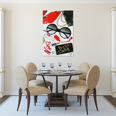 Empire Art Direct Boss Lady Glass Wall Art