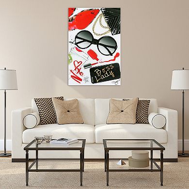 Empire Art Direct Boss Lady Glass Wall Art