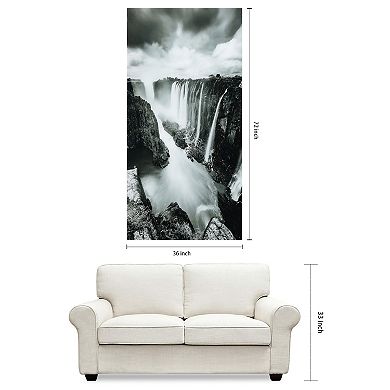Empire Art Direct The Falls Glass Wall Art