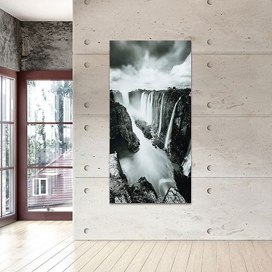 Empire Art Direct The Falls Glass Wall Art