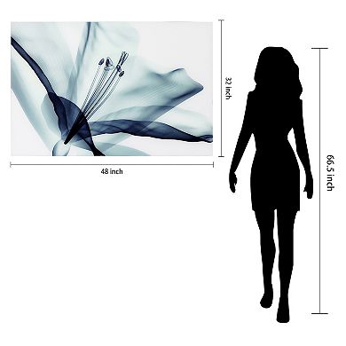Empire Art Direct Amaryllis Glass Wall Art